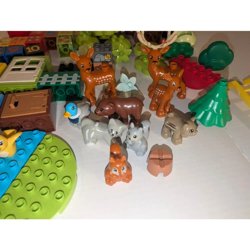 Mixed Lot 250 + Duplo Legos People Animals Trees Multiple Sets 8#